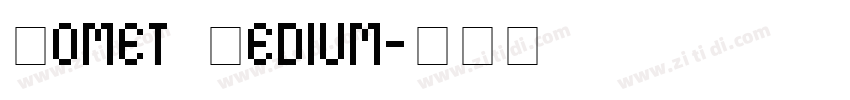 Komet Medium字体转换